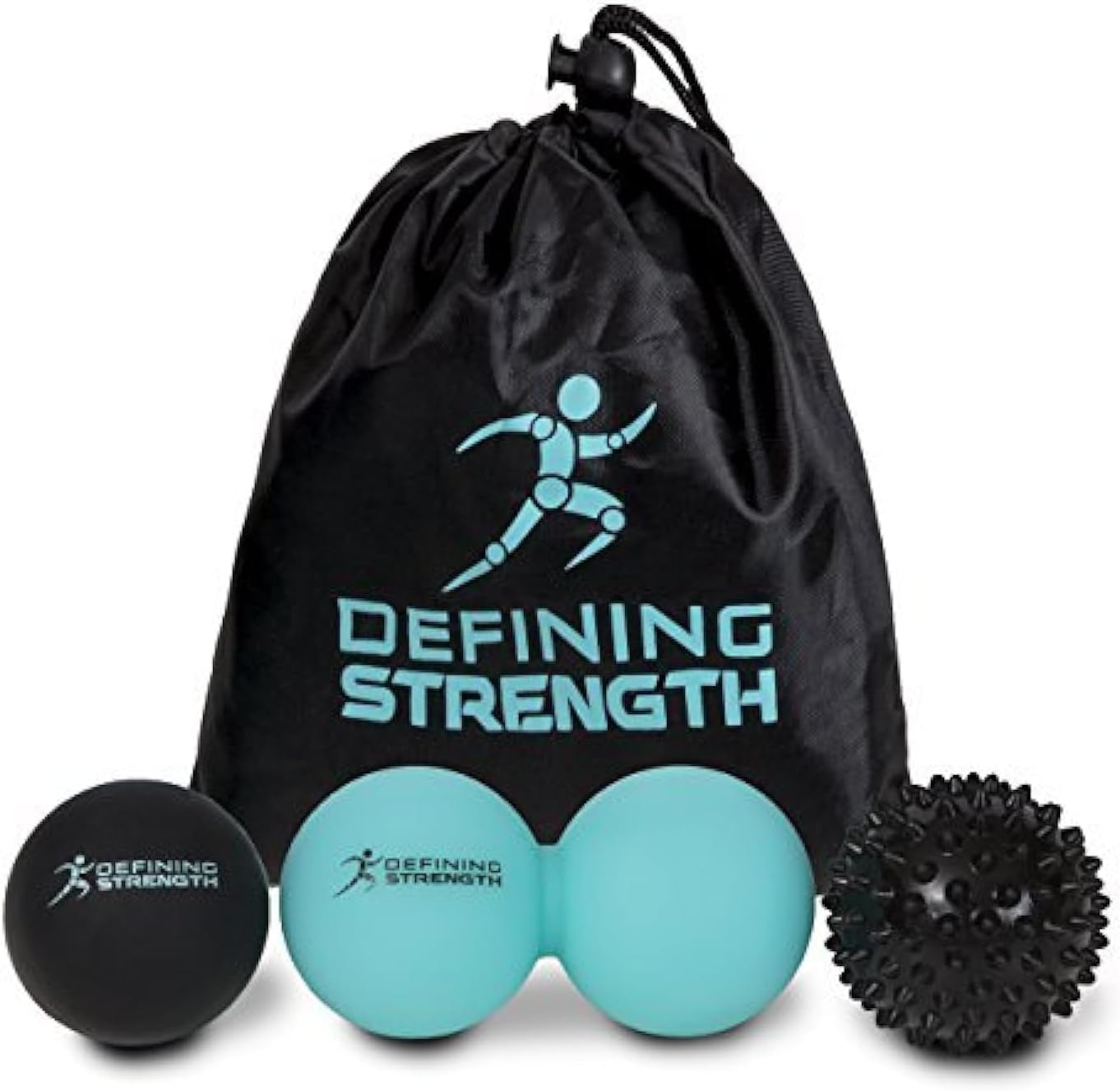 Massage Ball Set (Lacrosse Ball, Spiky Ball and Peanut)